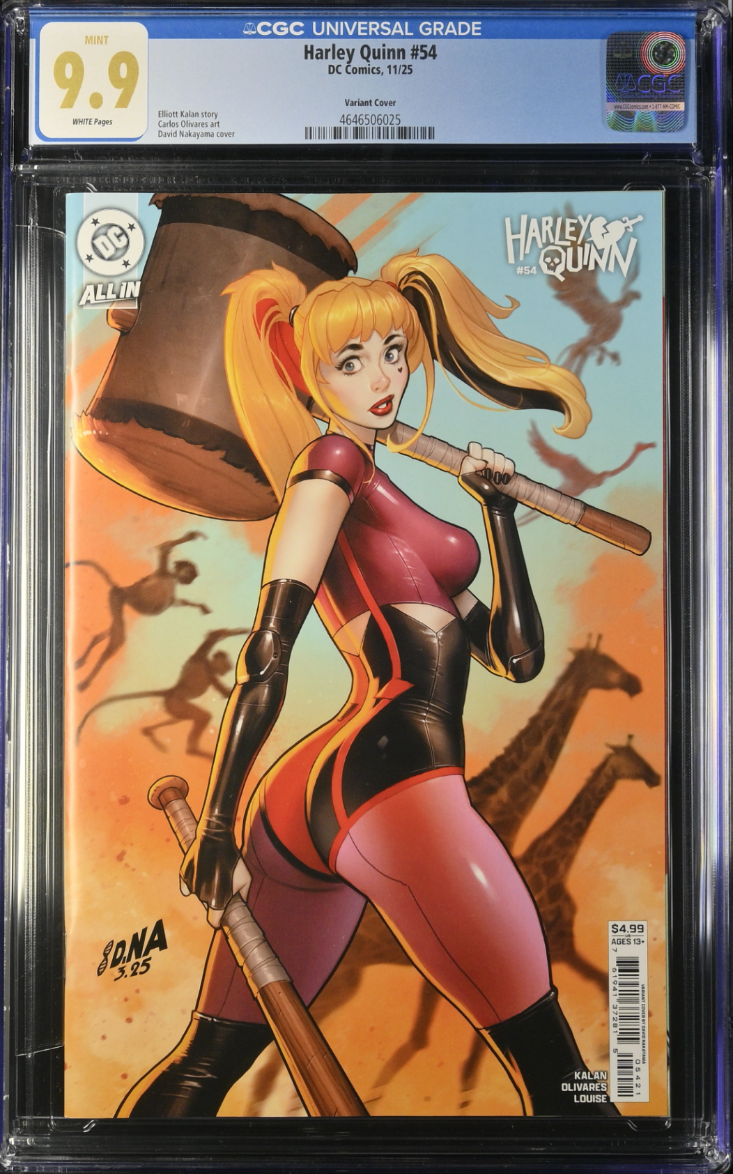 Harley Quinn #54 Nakayama Variant CGC 9.9