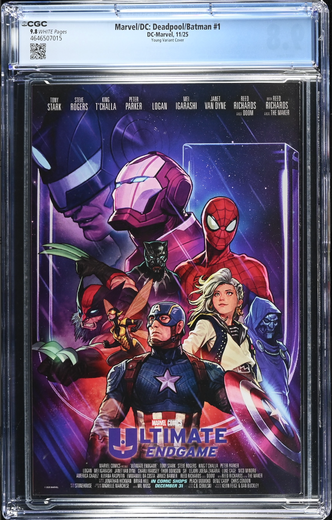 Marvel/DC: Deadpool/Batman #1 Young Variant CGC 9.8