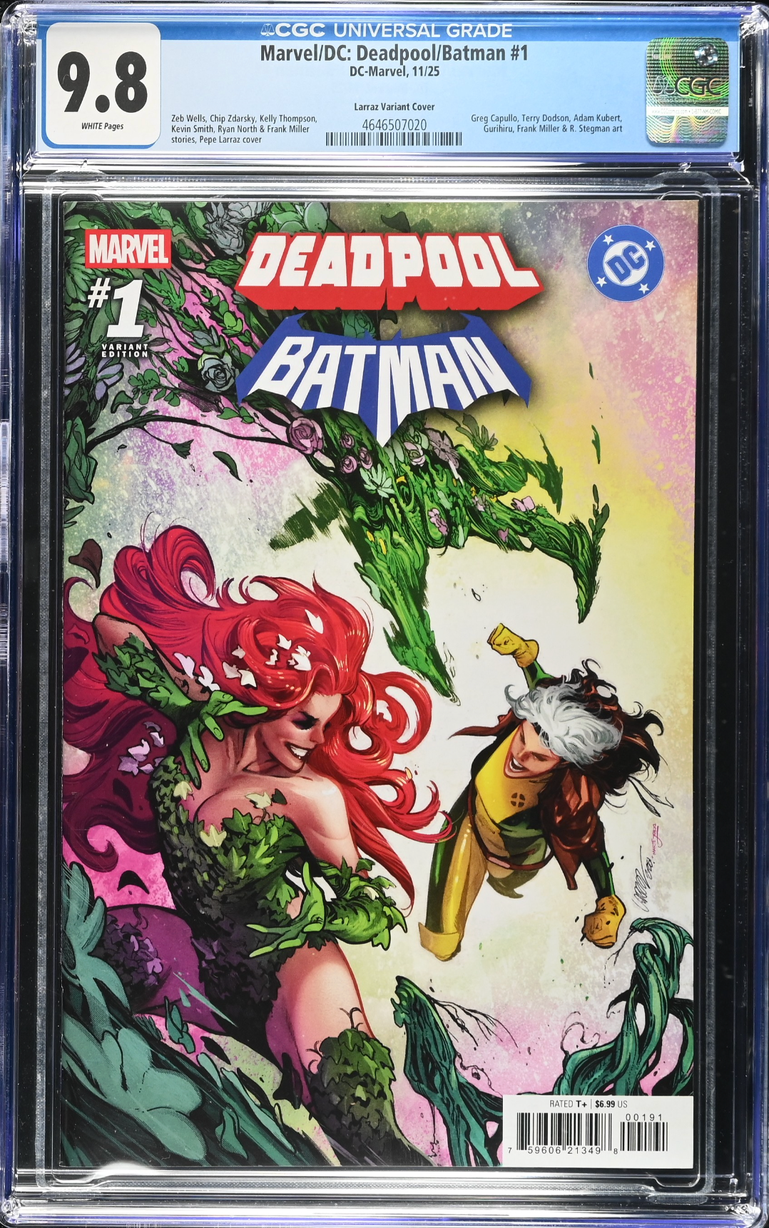 Marvel/DC: Deadpool/Batman #1 Larraz Variant CGC 9.8