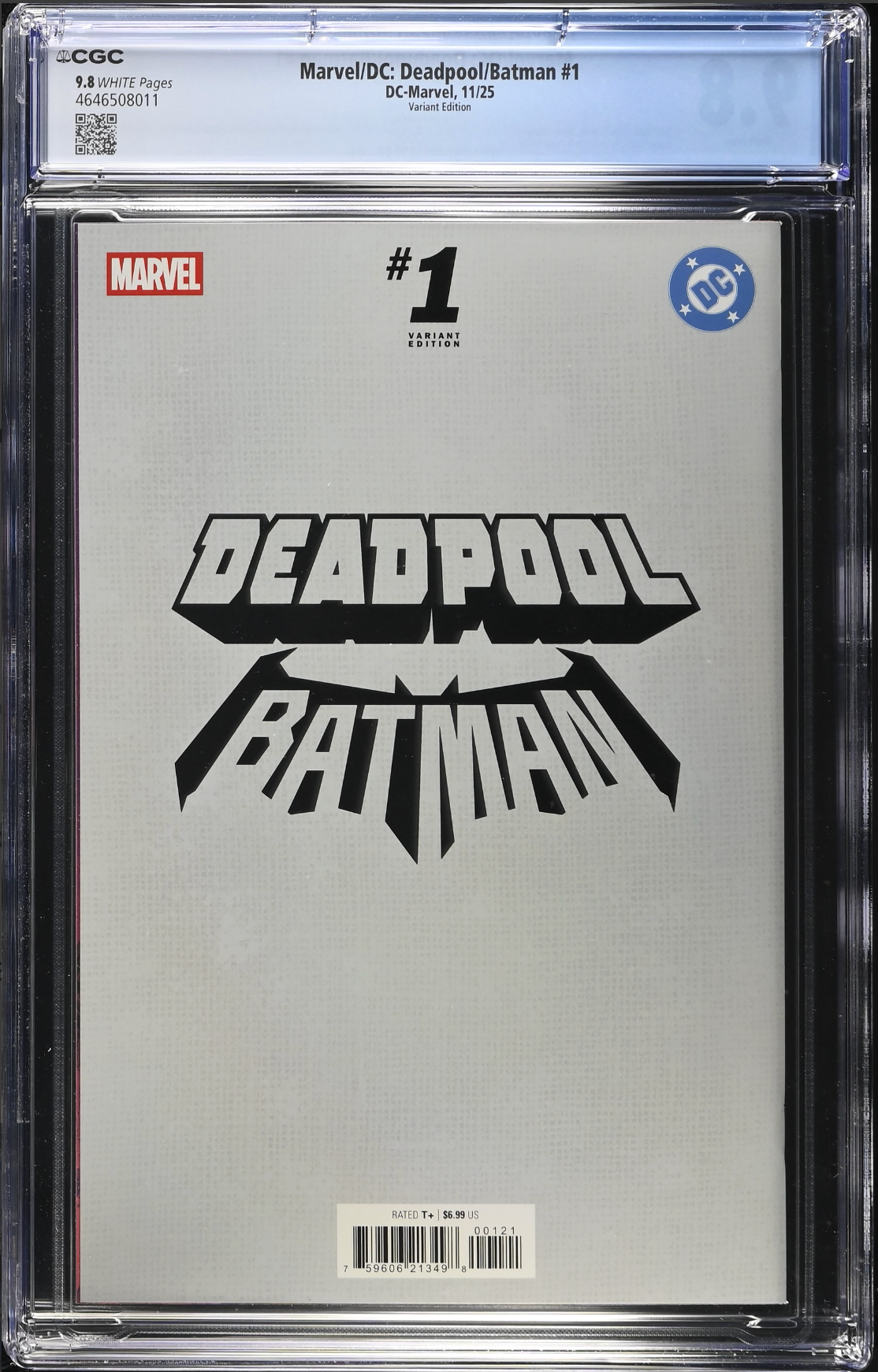 Marvel/DC: Deadpool/Batman #1 Bagley Foil Variant CGC 9.8