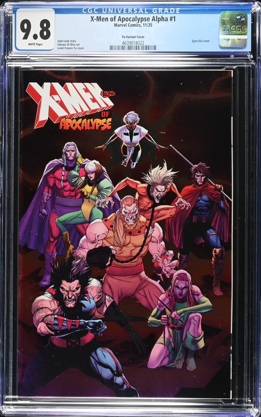 X-Men of Apocalypse Alpha #1 Yu Foil Variant CGC 9.8