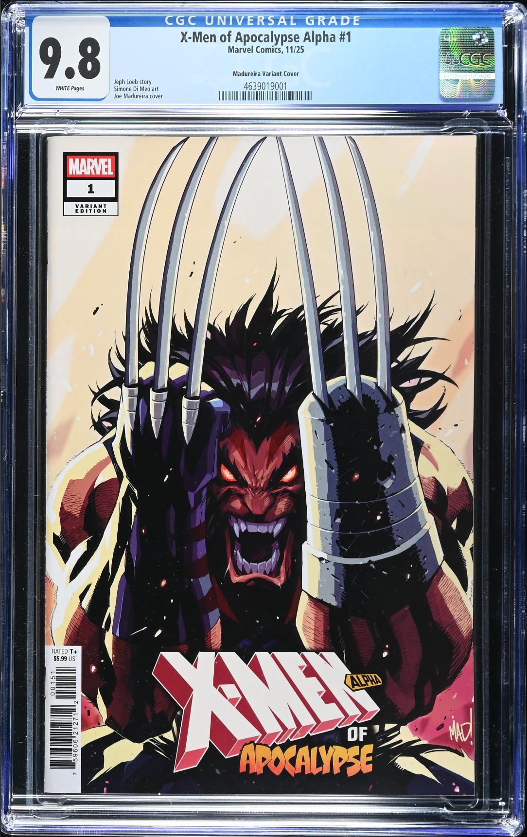 X-Men of Apocalypse Alpha #1 Madureira Variant CGC 9.8