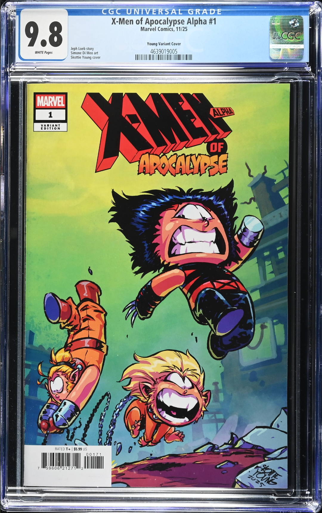 X-Men of Apocalypse Alpha #1 Young Variant CGC 9.8
