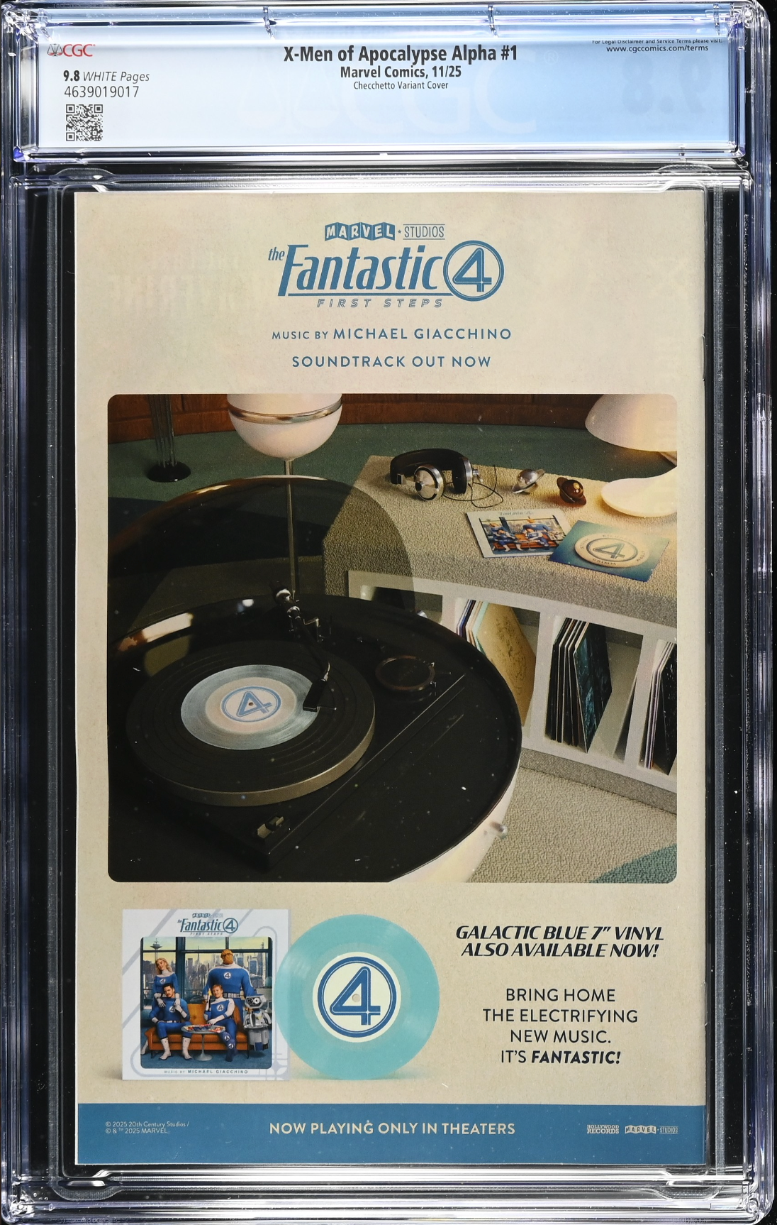 X-Men of Apocalypse Alpha #1 Checchetto 1:50 Retailer Incentive Variant CGC 9.8