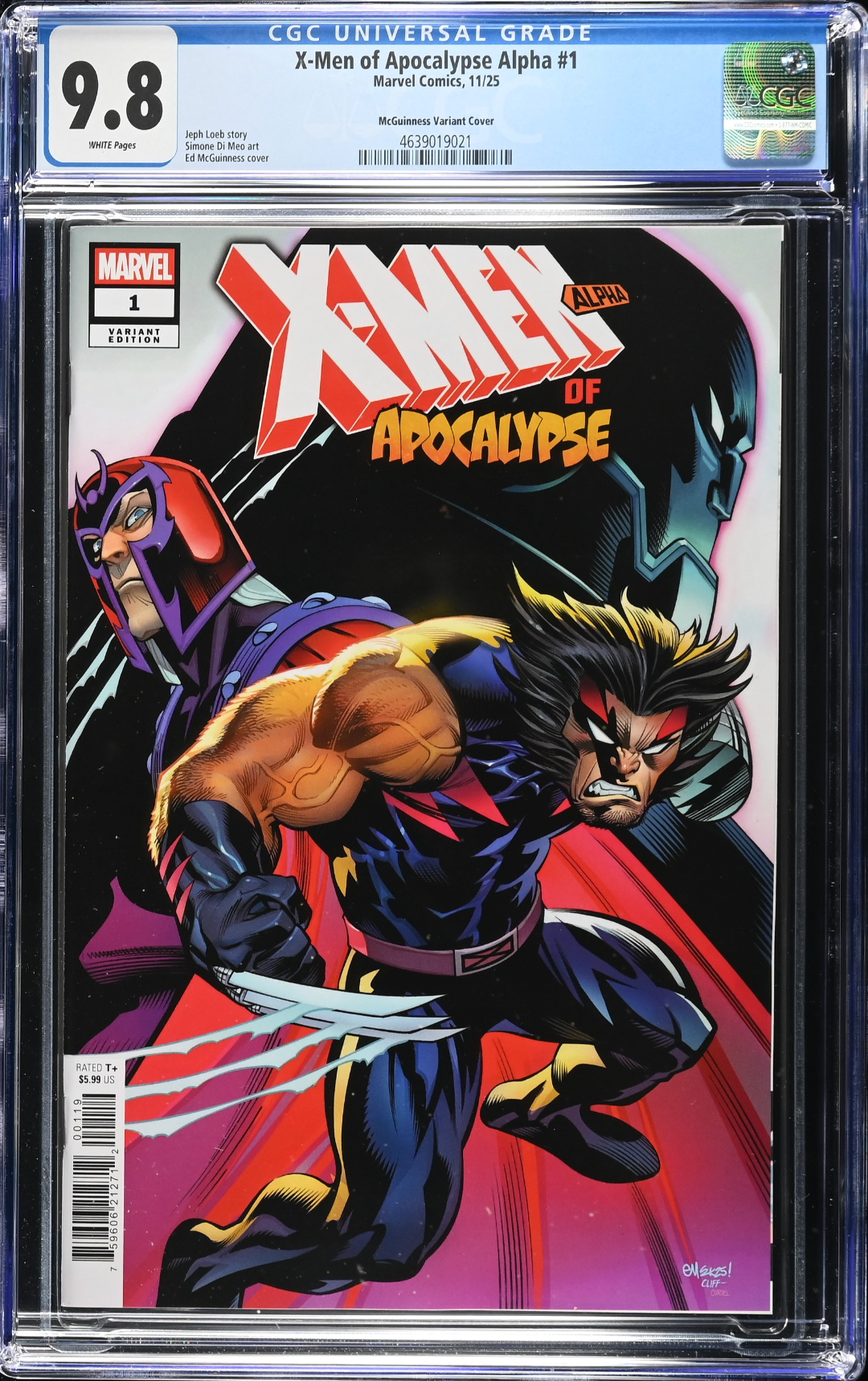 X-Men of Apocalypse Alpha #1 McGuinness 1:100 Retailer Incentive Variant CGC 9.8