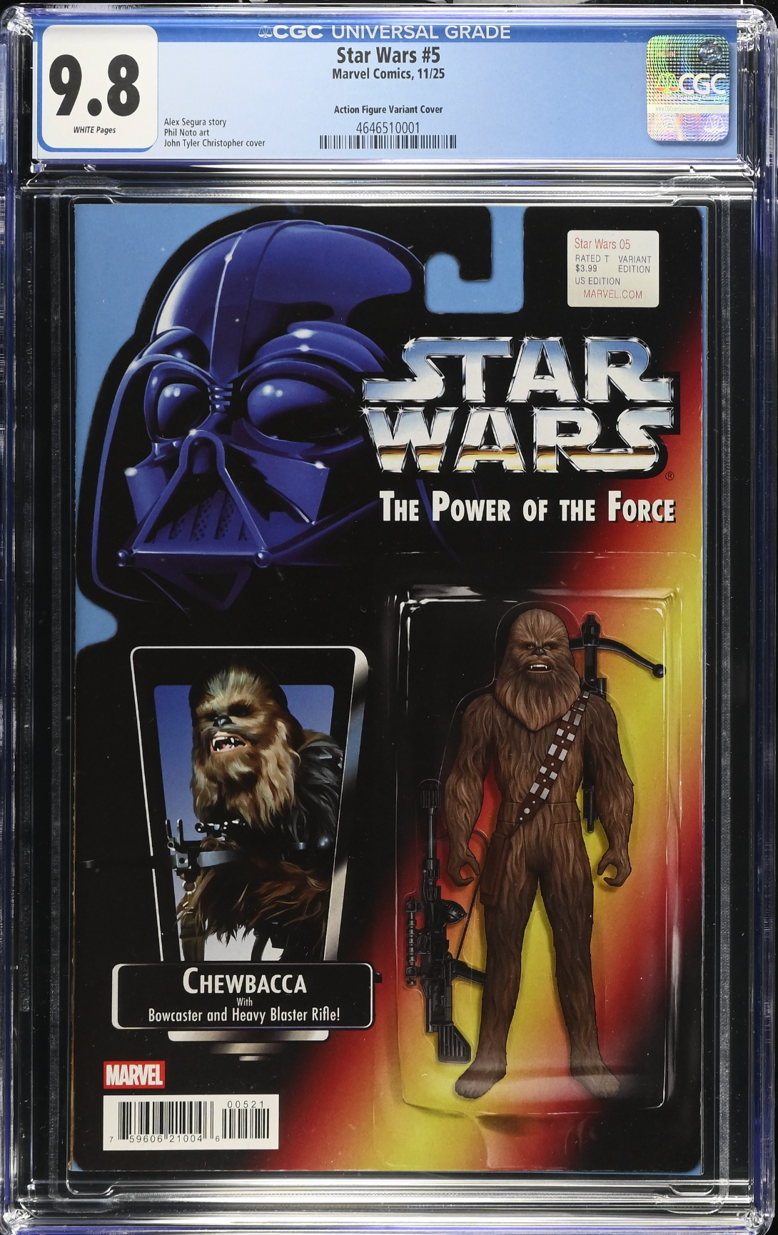 Star Wars #5 Action Figure Variant Variant CGC 9.8