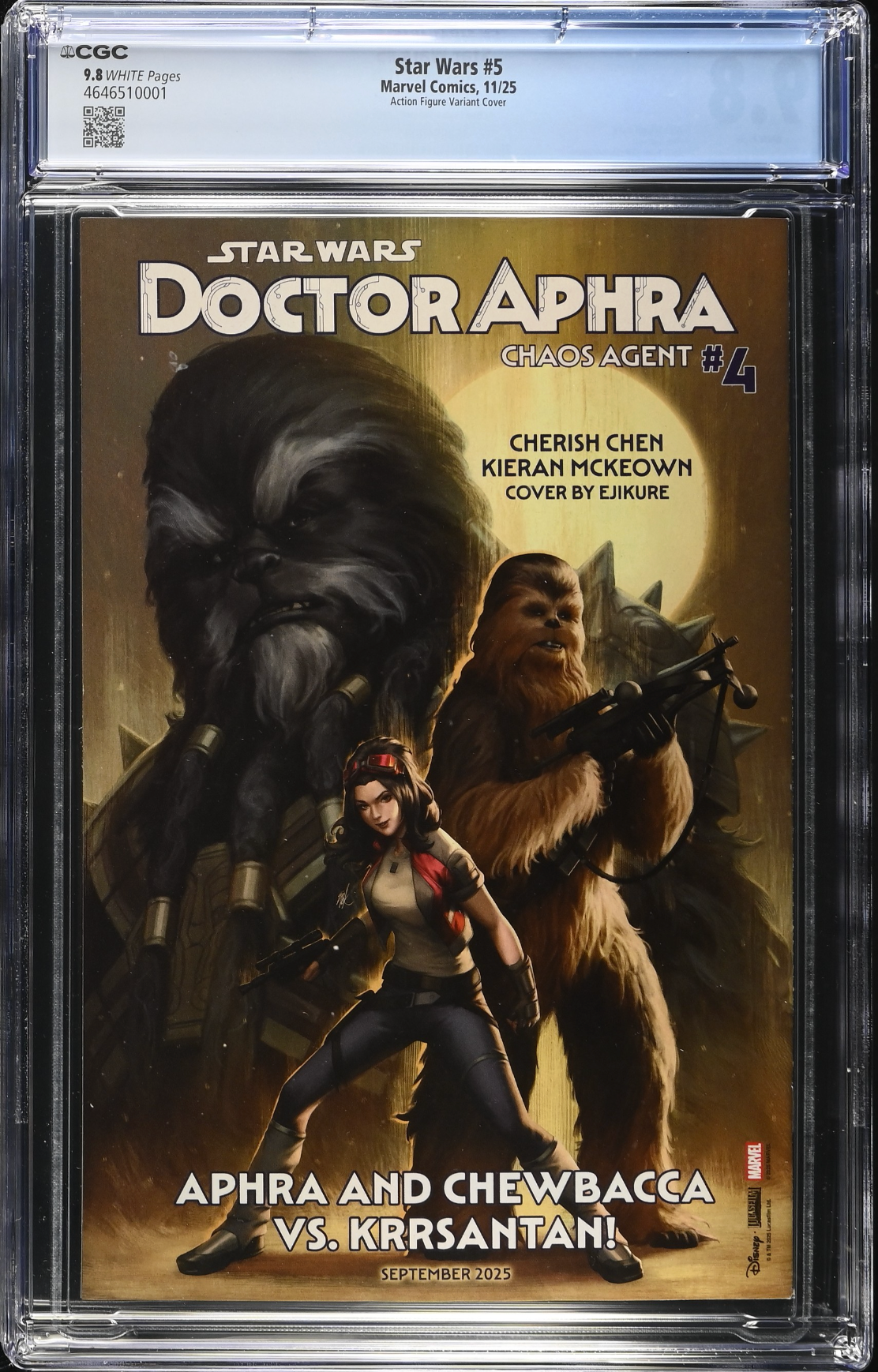 Star Wars #5 Action Figure Variant Variant CGC 9.8