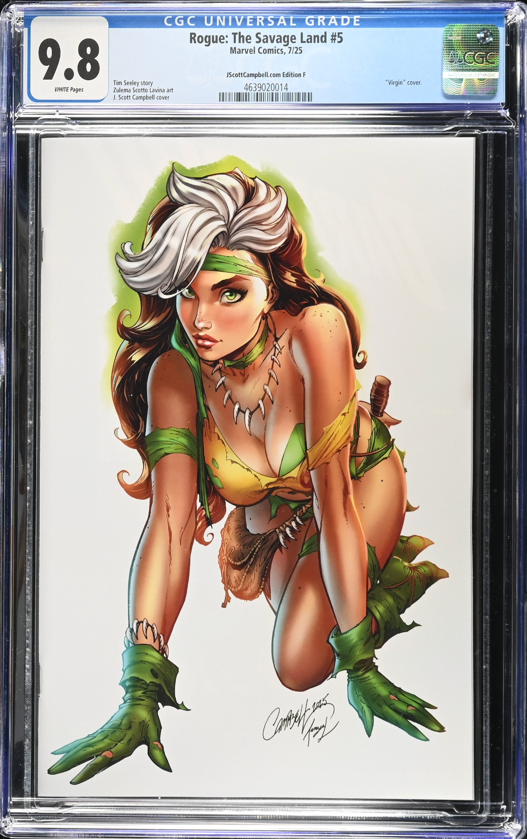 Rogue: The Savage Land #5 Campbell Exclusive F - "Pinup Rogue" - CGC 9.8