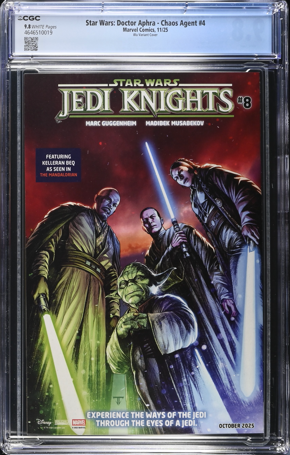 Star Wars: Doctor Aphra – Chaos Agent #4 Wu 1:25 Retailer Incentive Variant CGC 9.8