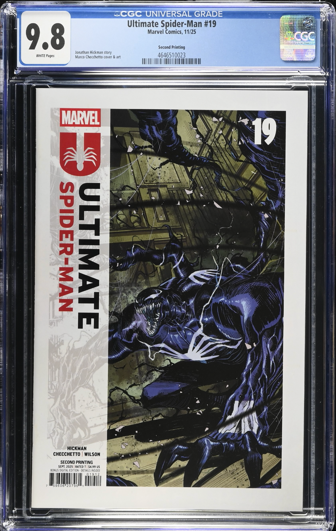 Ultimate Spider-Man #19 Second Printing CGC 9.8