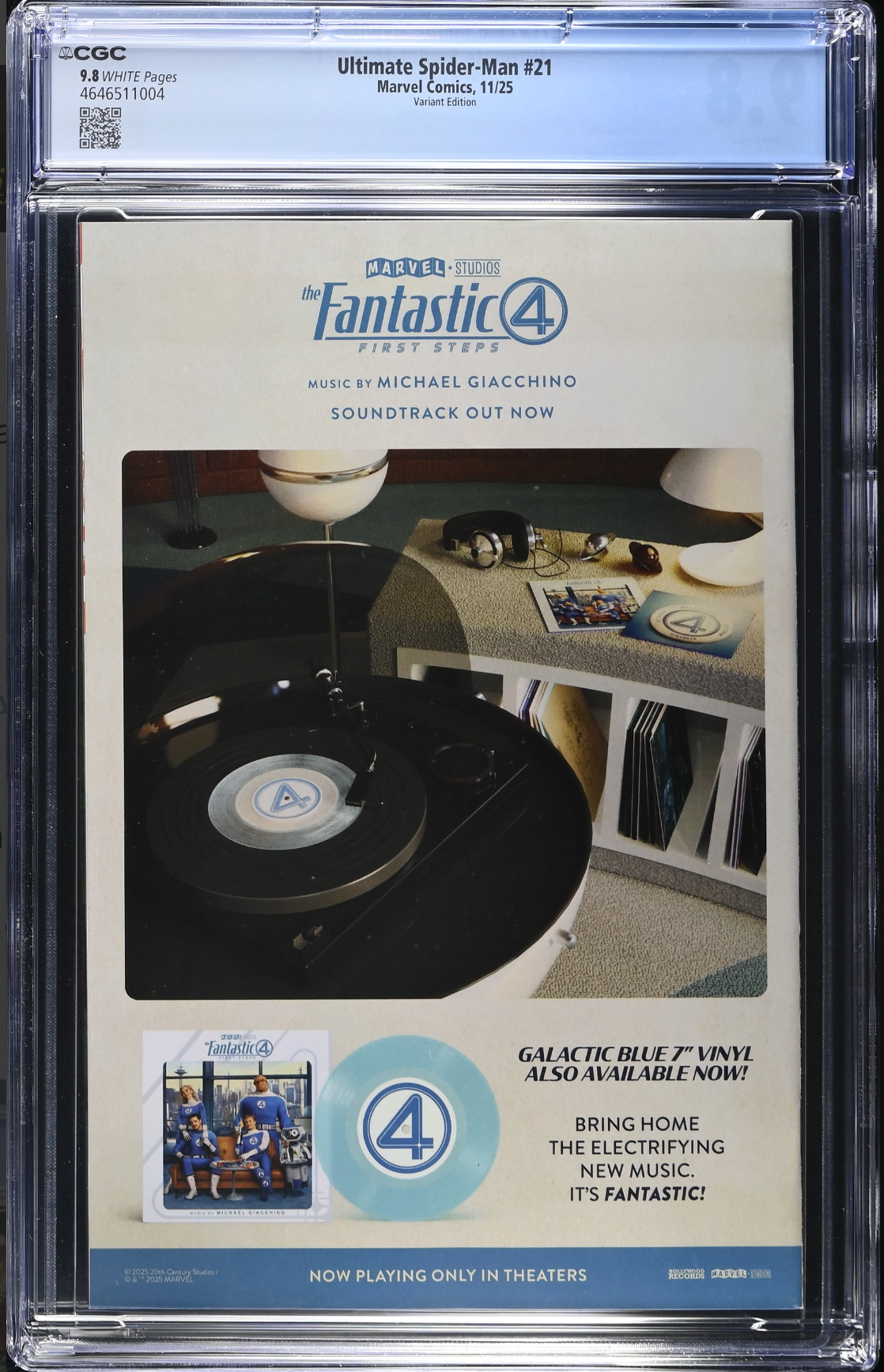 Ultimate Spider-Man #21 Manna Variant CGC 9.8