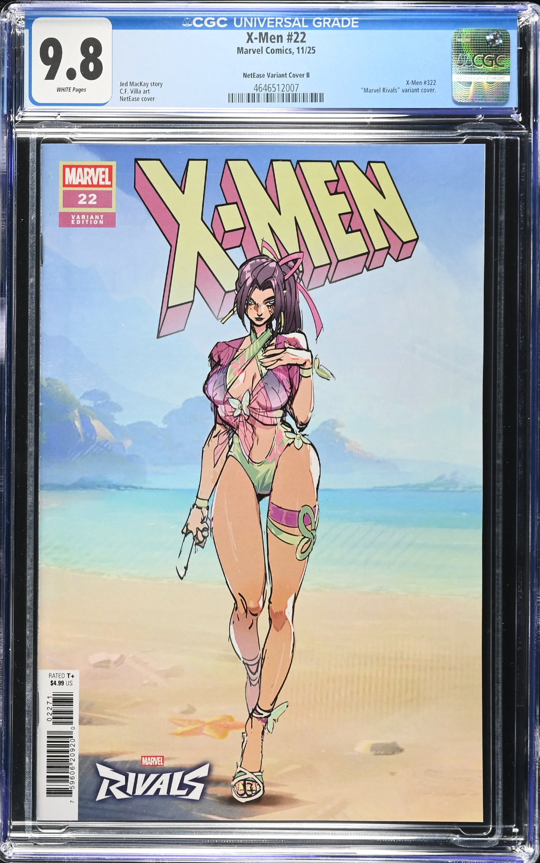 X-Men #22 NetEase Marvel Rivals Variant CGC 9.8