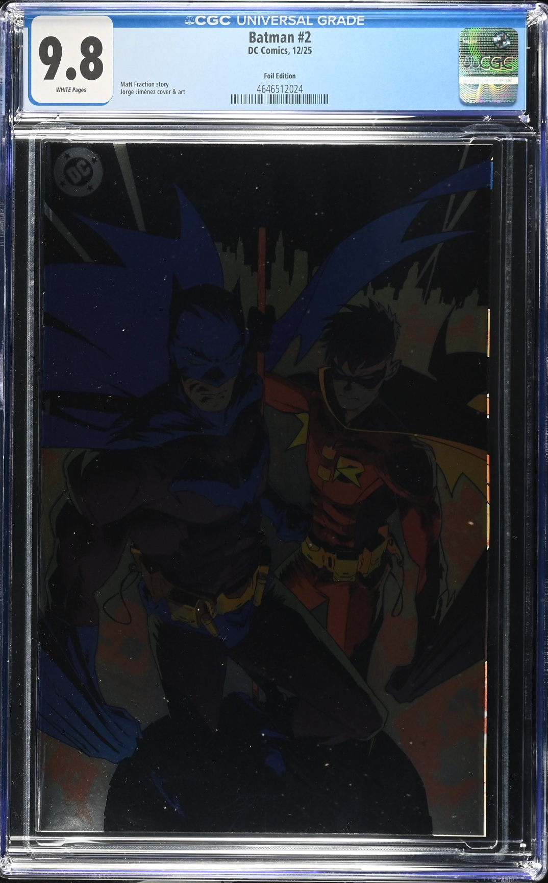 Batman #2 Jimenez Foil Variant CGC 9.8