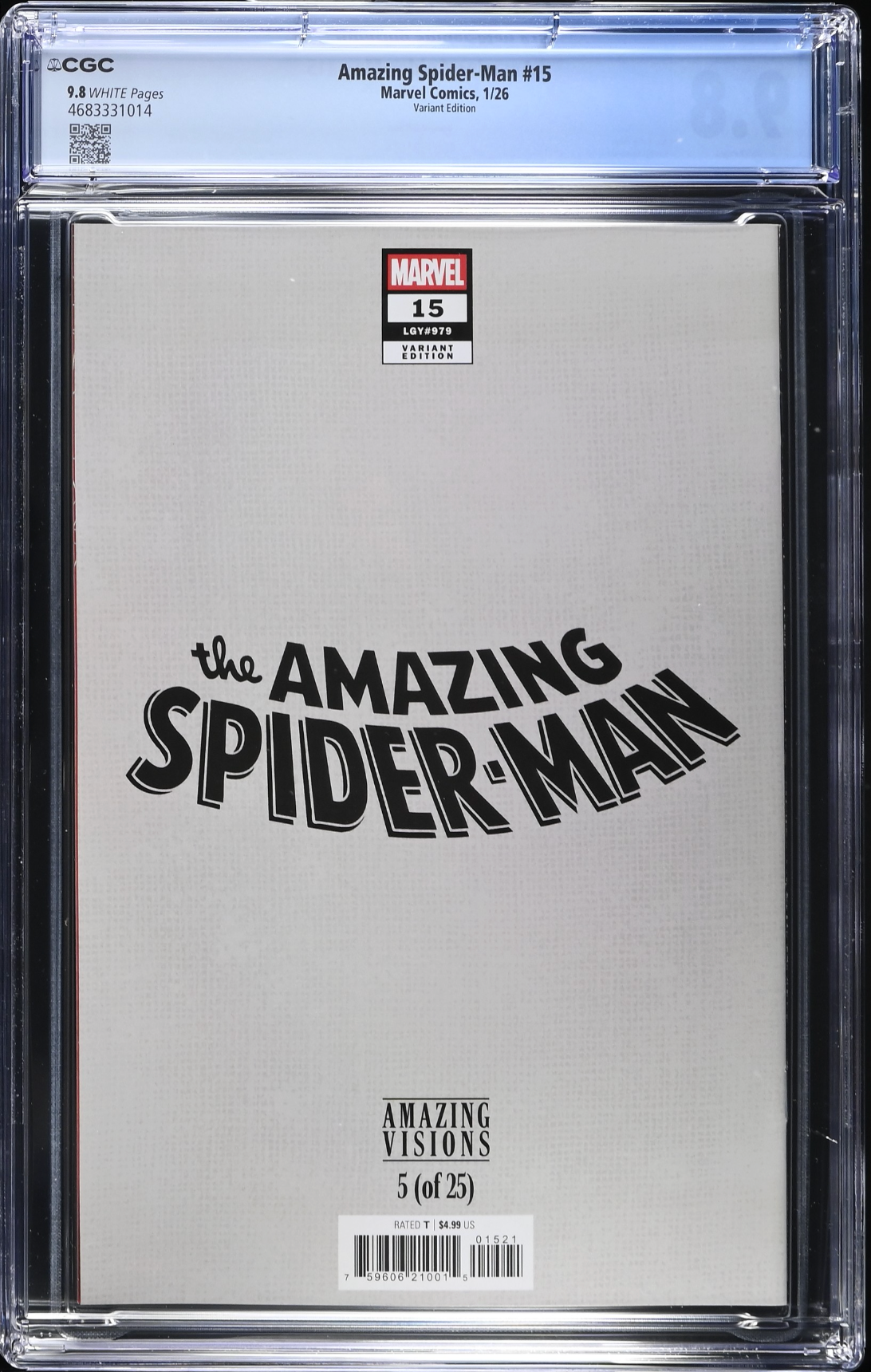 Amazing Spider-Man #15 Bermejo Variant CGC 9.8