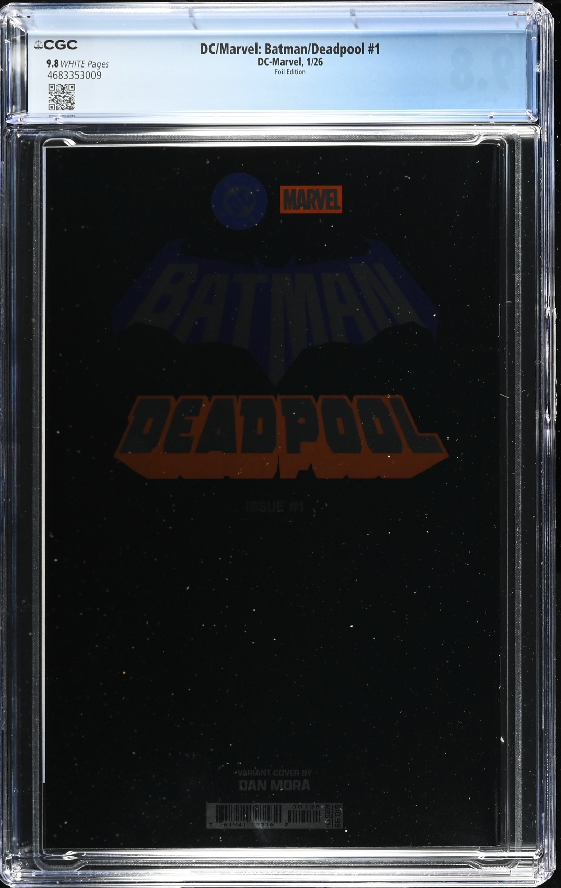 DC/Marvel: Batman/Deadpool #1 Mora Foil Variant CGC 9.8