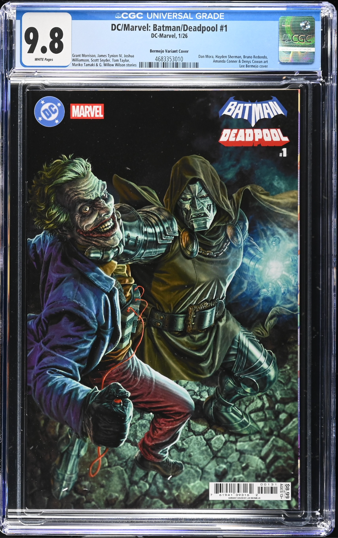 DC/Marvel: Batman/Deadpool #1 Bermejo Variant CGC 9.8