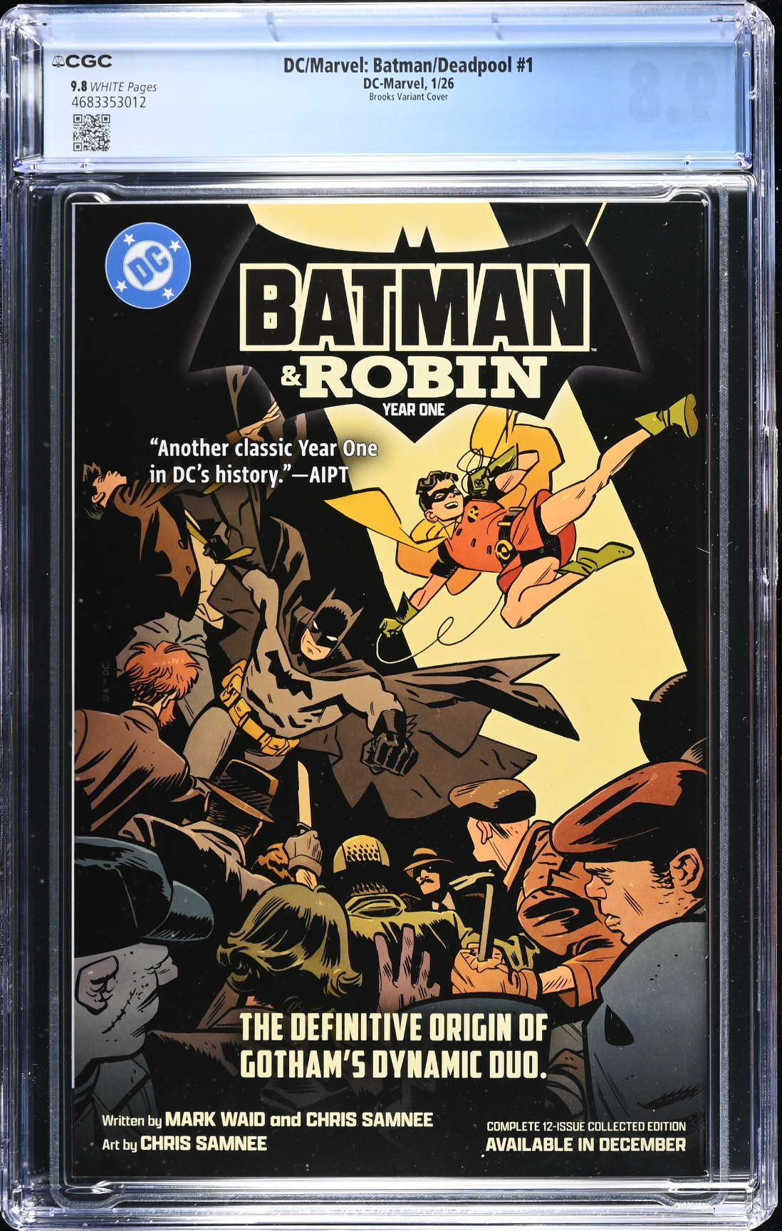 DC/Marvel: Batman/Deadpool #1 Brooks Variant CGC 9.8