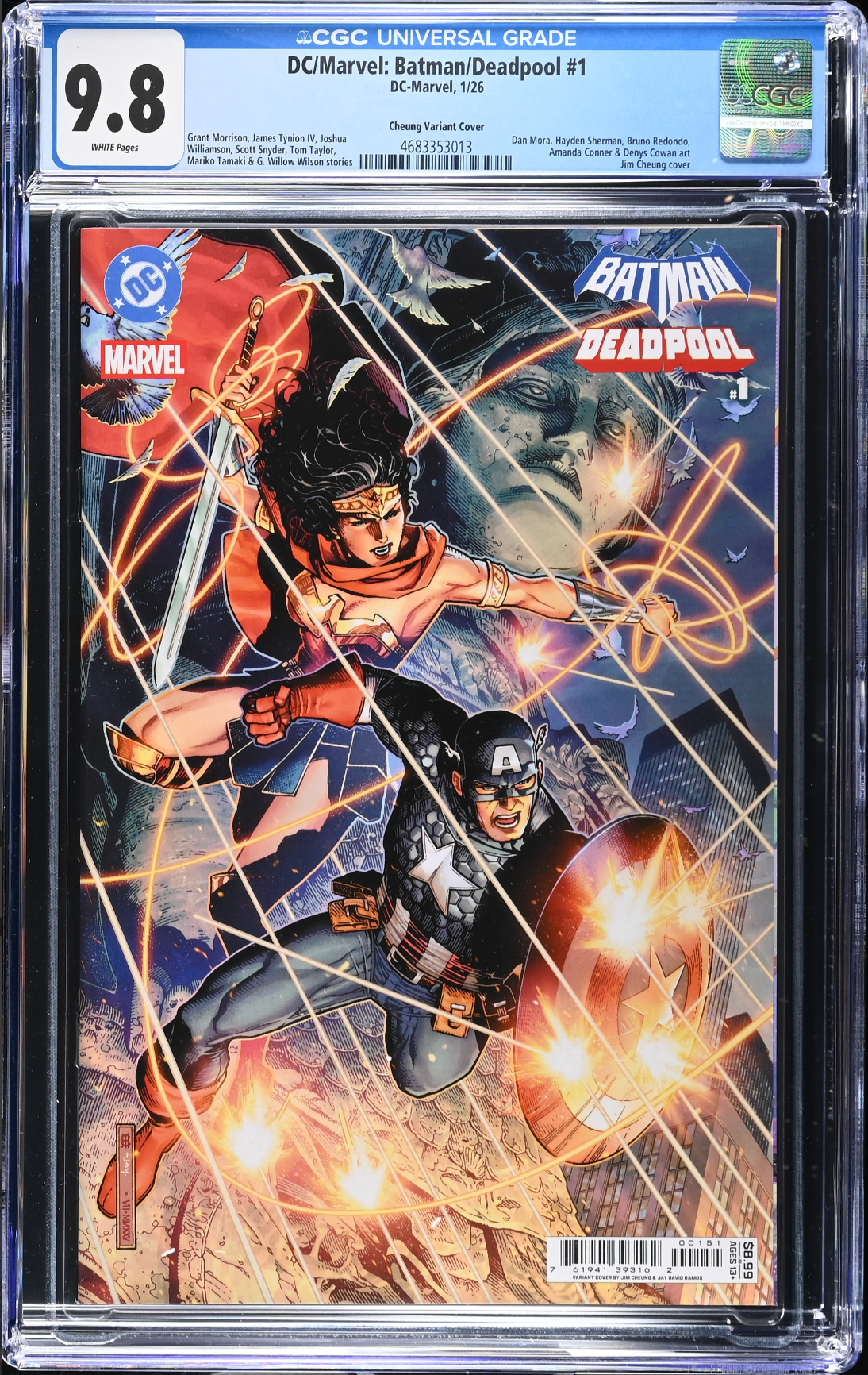 DC/Marvel: Batman/Deadpool #1 Cheung Variant CGC 9.8