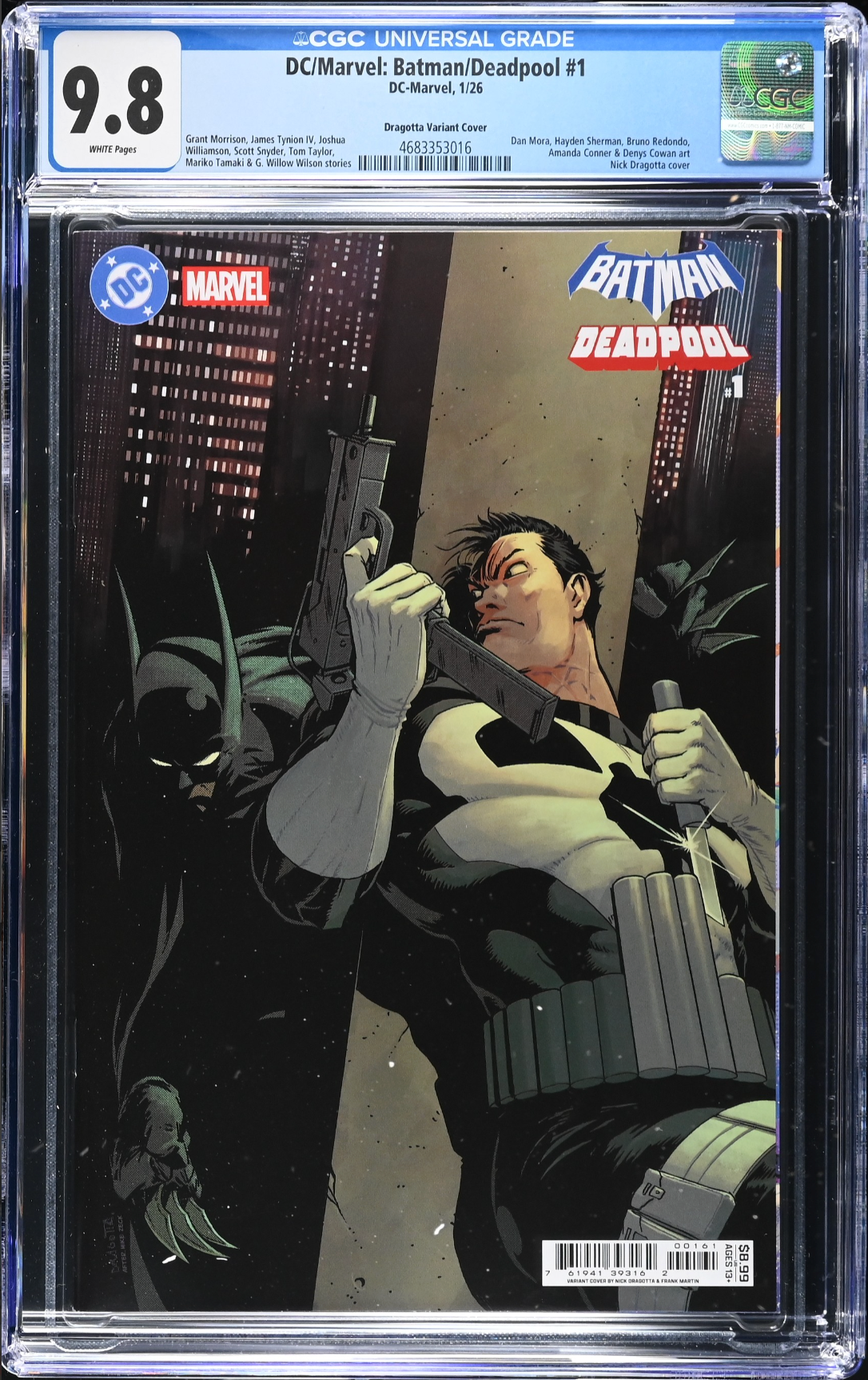 DC/Marvel: Batman/Deadpool #1 Dragotta Variant CGC 9.8