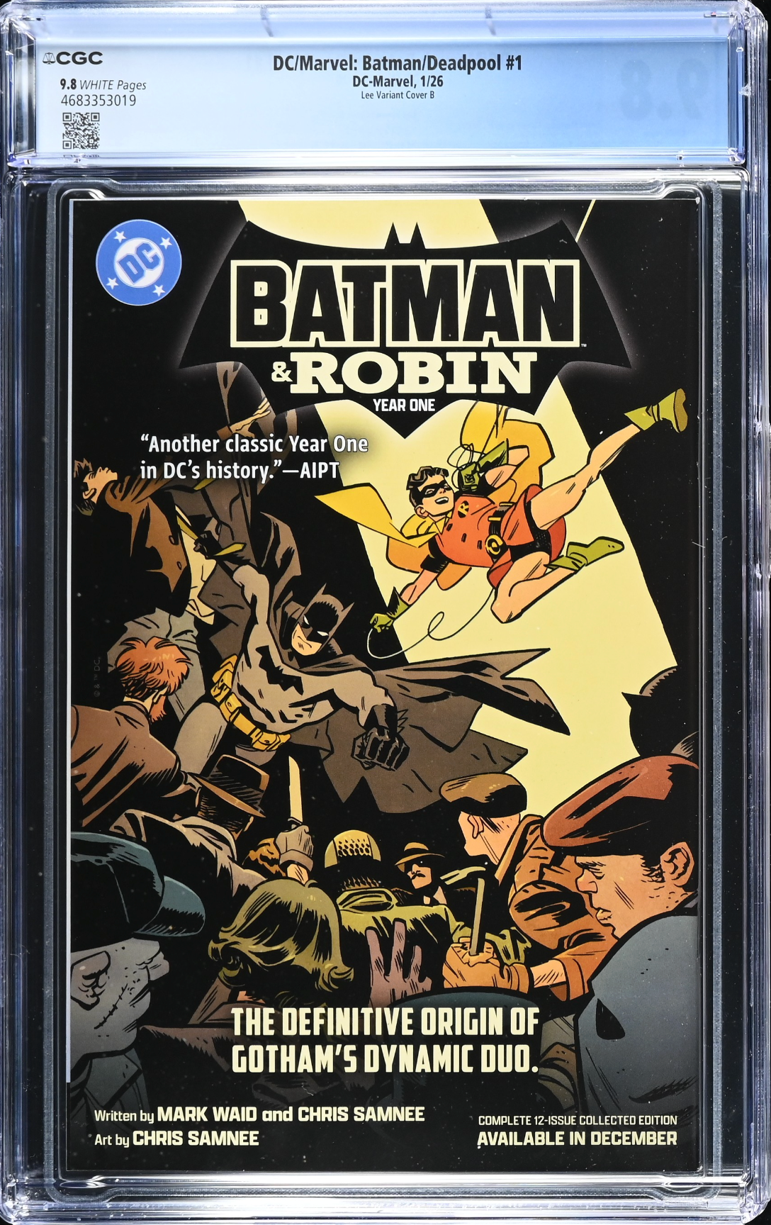 DC/Marvel: Batman/Deadpool #1 Jae Lee Variant CGC 9.8