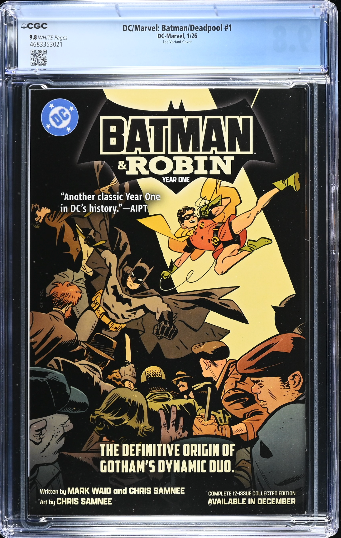 DC/Marvel: Batman/Deadpool #1 Jim Lee Variant CGC 9.8