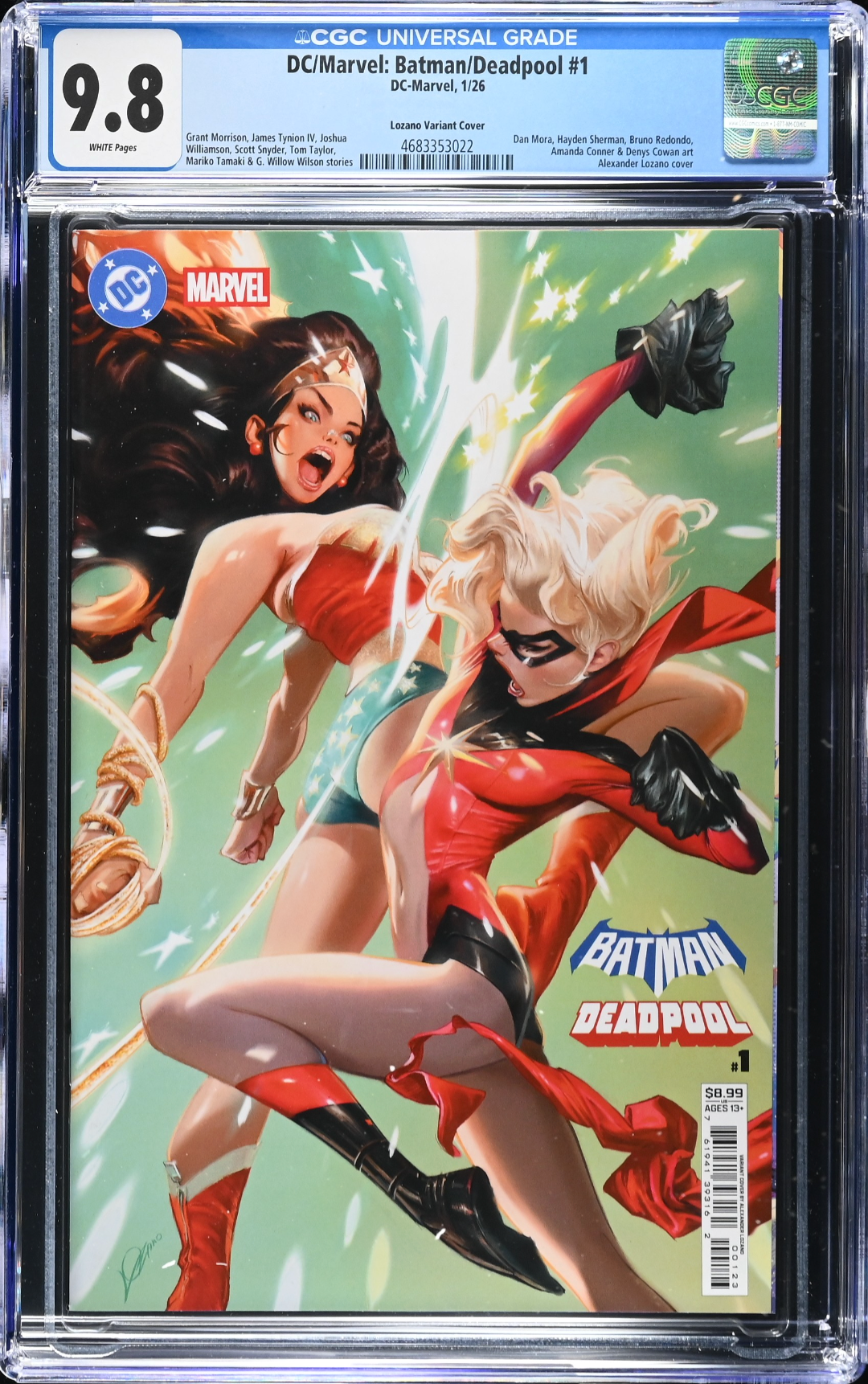 DC/Marvel: Batman/Deadpool #1 Lozano Variant CGC 9.8