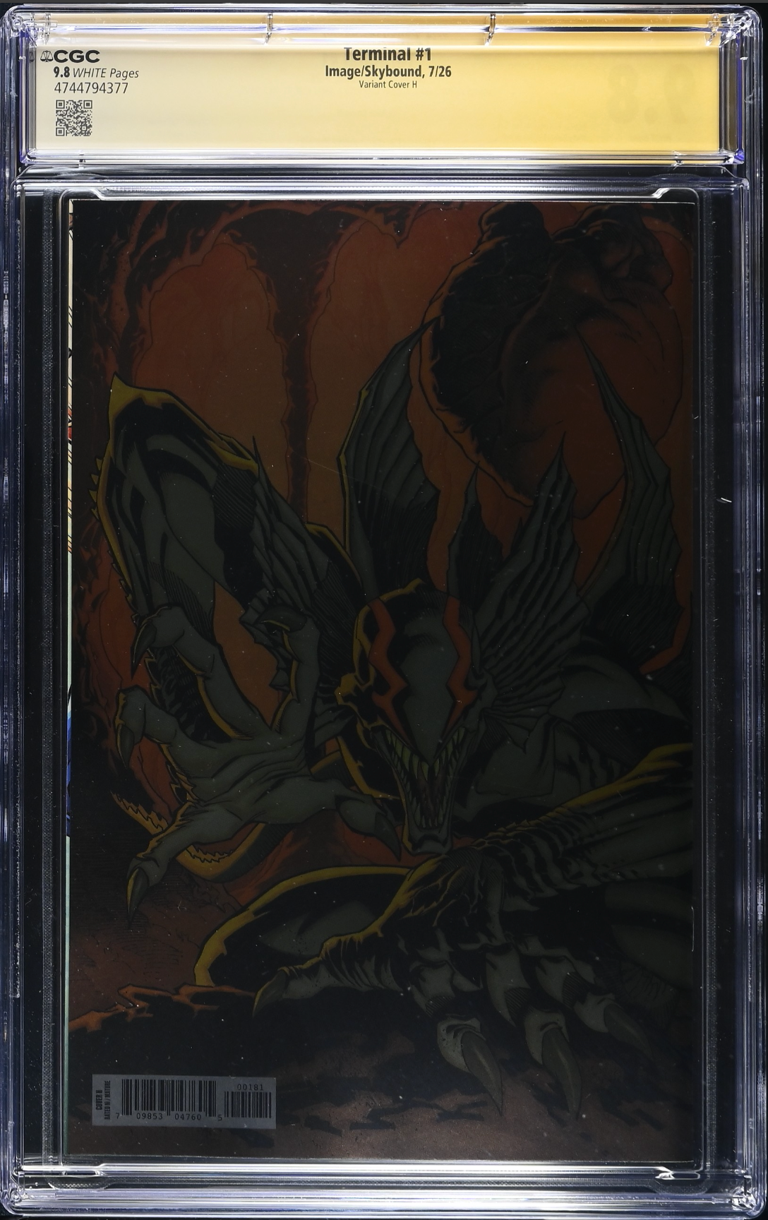 Terminal #1 - Cover H - Kubert 1:1000 CGC Graded Retailer Incentive Variant CGC 9.8 SS