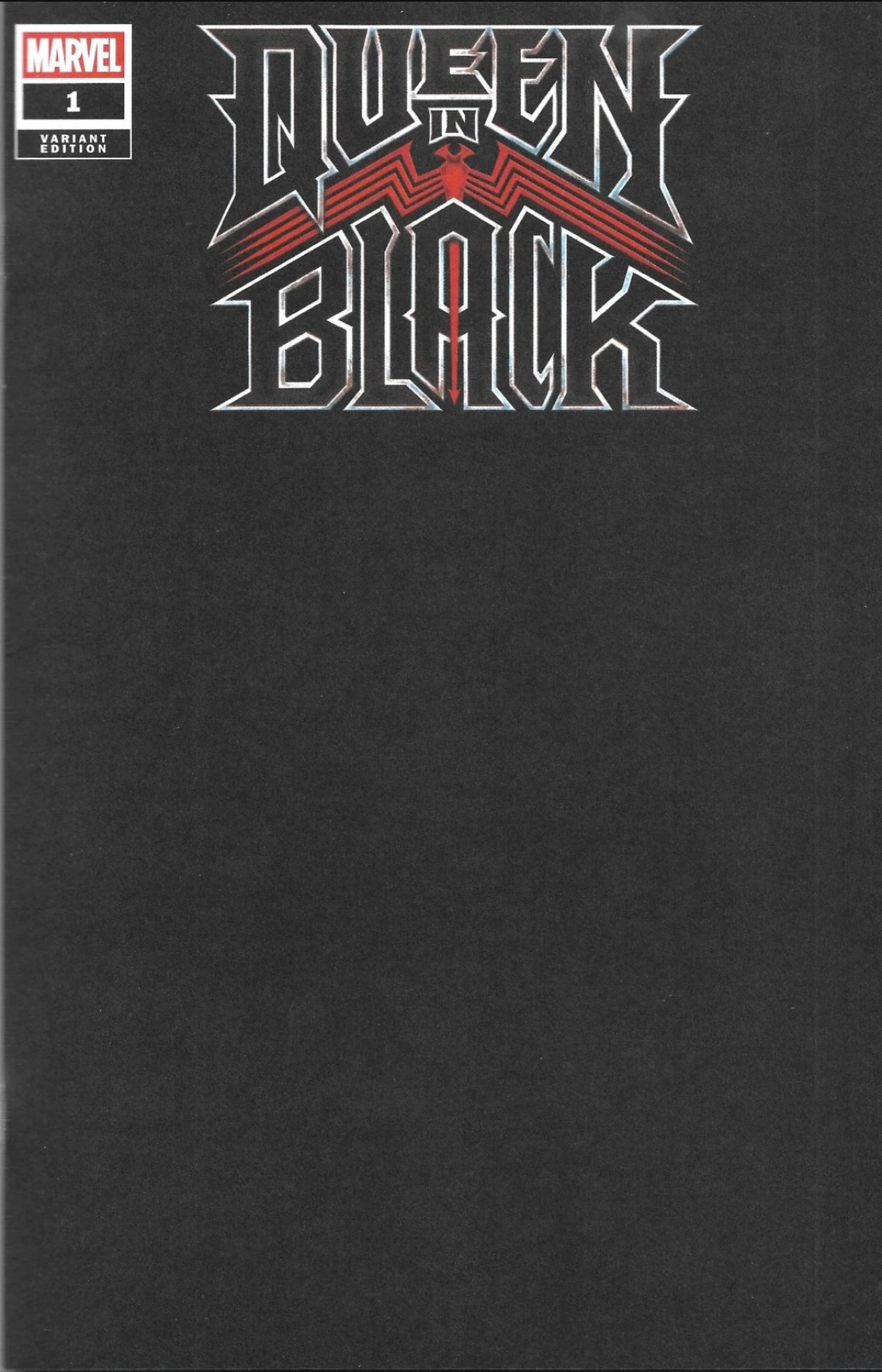 Queen in Black #1 Black Blank Sketch Blind Bag Variant (7/29/26)