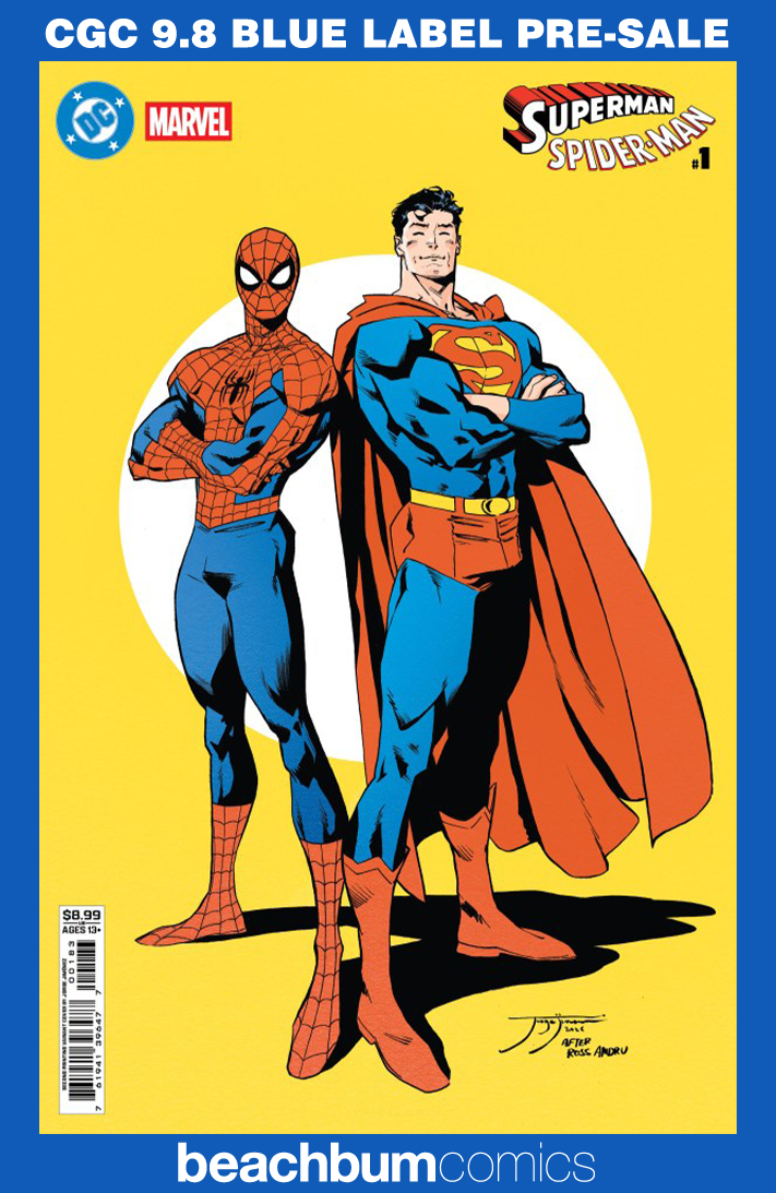 DC/Marvel: Superman/Spider-Man #1 Second Printing Jimenez Variant CGC 9.8