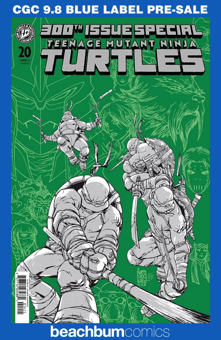 Teenage Mutant Ninja Turtles #20 (#300) Camuncoli 1:100 Retailer Incentive Variant CGC 9.8