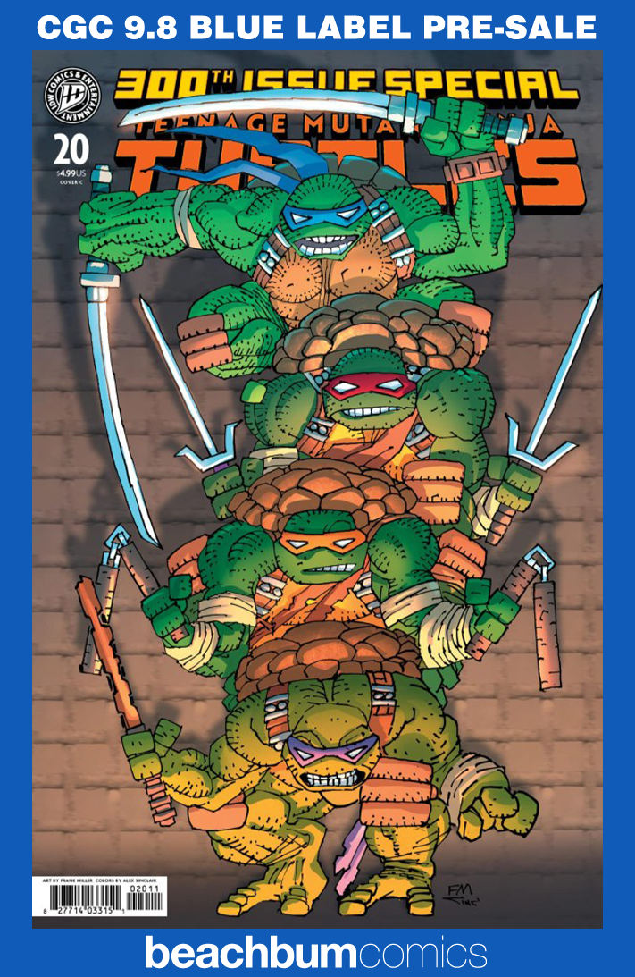 Teenage Mutant Ninja Turtles #20 (#300) - Cover C - Miller Variant CGC