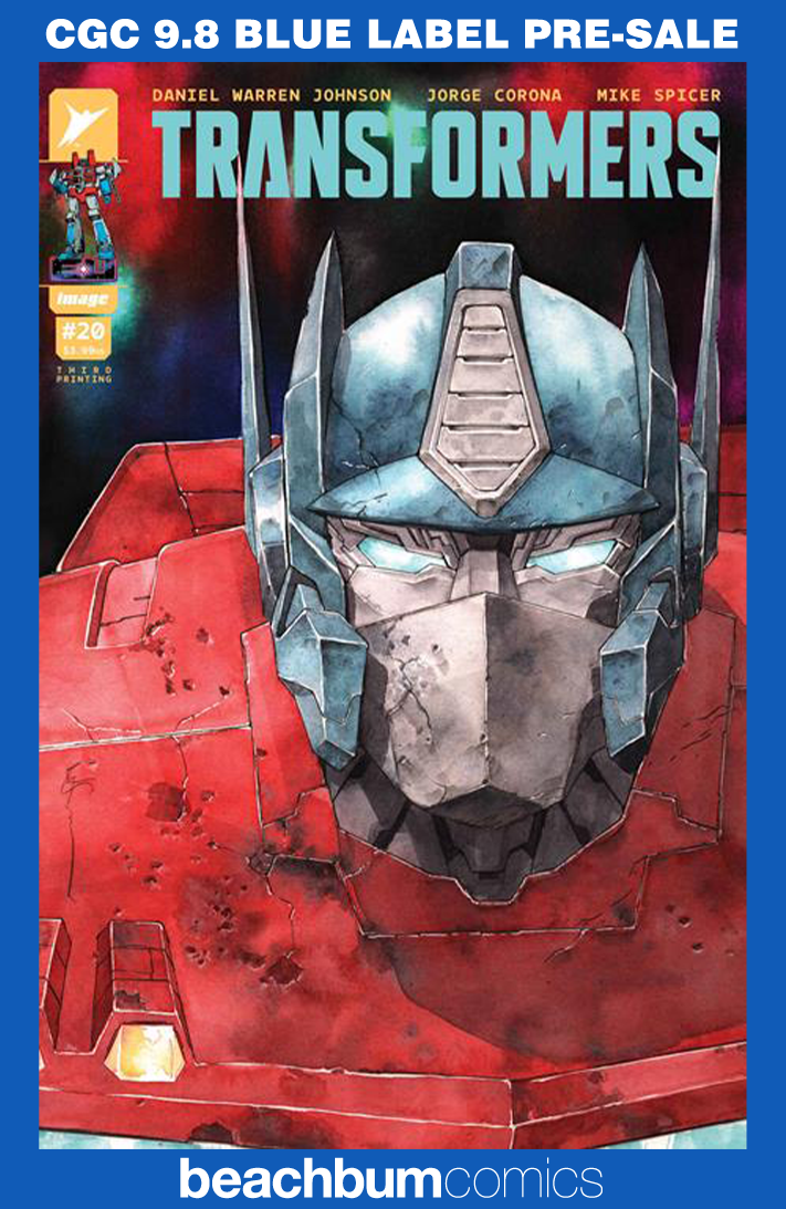 Transformers #20 Third Printing CGC 9.8