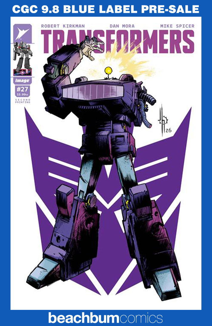 Transformers #27 Second Printing CGC 9.8