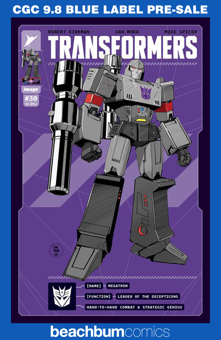 Transformers #30 Mora 1:50 Retailer Incentive Variant CGC 9.8
