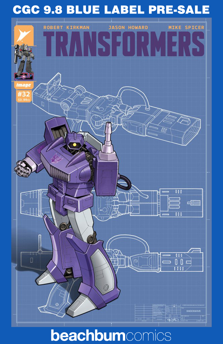 Transformers #32 Su 1:50 Retailer Incentive Variant CGC 9.8