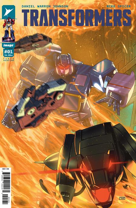Transformers #1 Tenth Printing Cover F Clarke Variant (12/18/24)