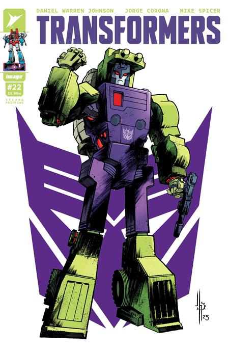 Transformers #22 Second Printing Cover A Howard Decepticon (1/21/26)