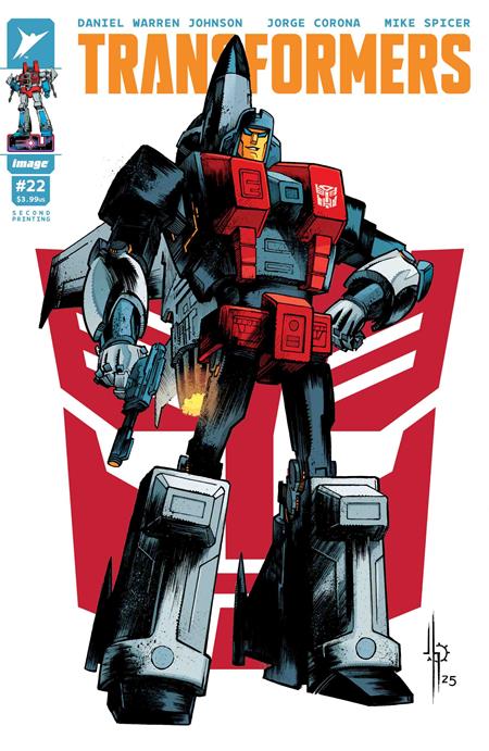 Transformers #22 Second Printing Cover B Howard Autobot Variant (1/21/26)