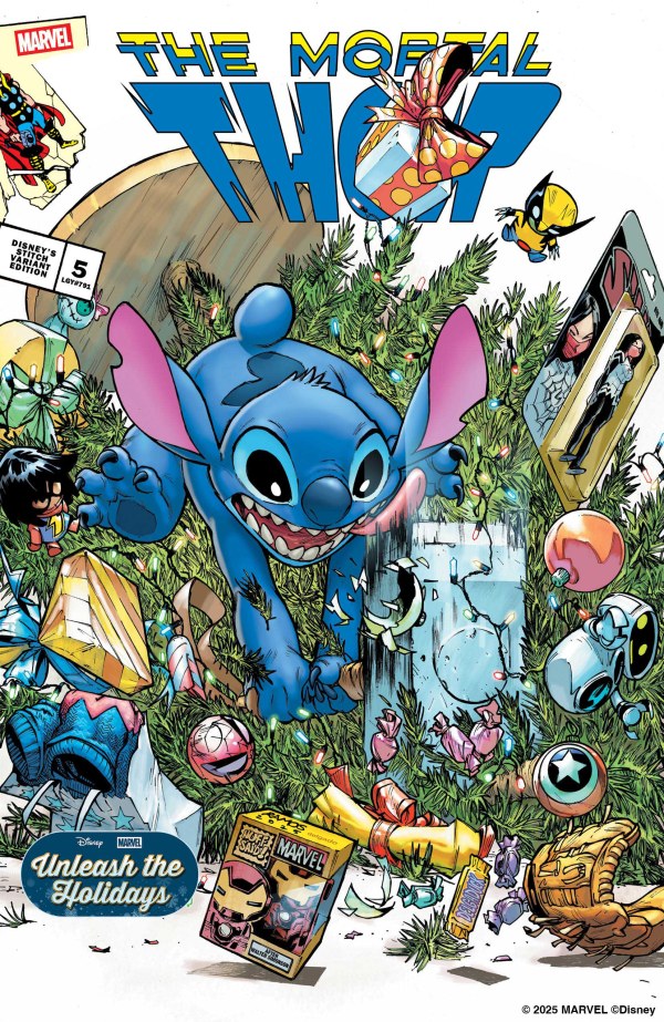 Thor #5 Ramos Disney Stitch Unleash The Holidays Variant (12/17/25)