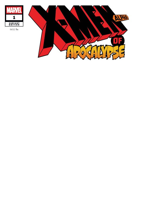 X-Men of Apocalypse Alpha #1 Blank Sketch Variant