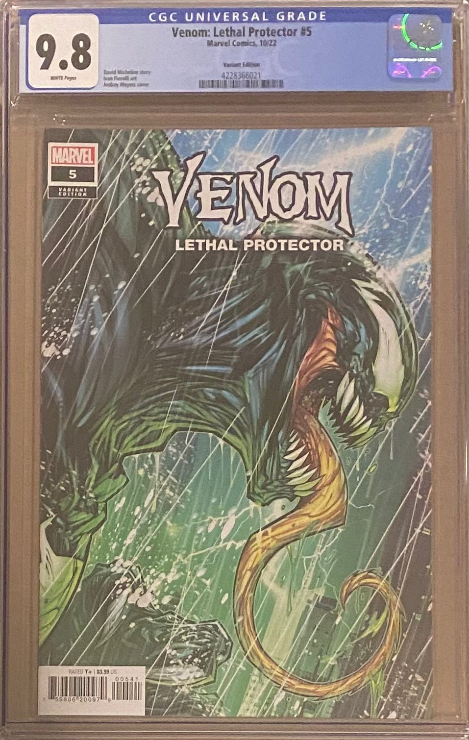 Venom: Lethal Protector #5 Meyers Variant CGC 9.8