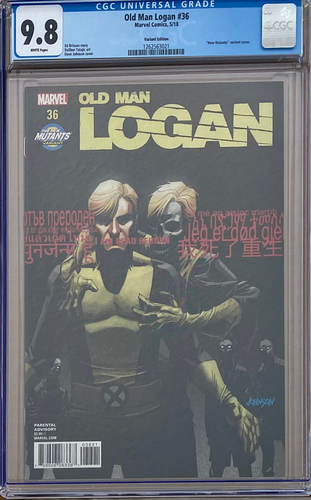 Old Man Logan #36 Variant CGC 9.8