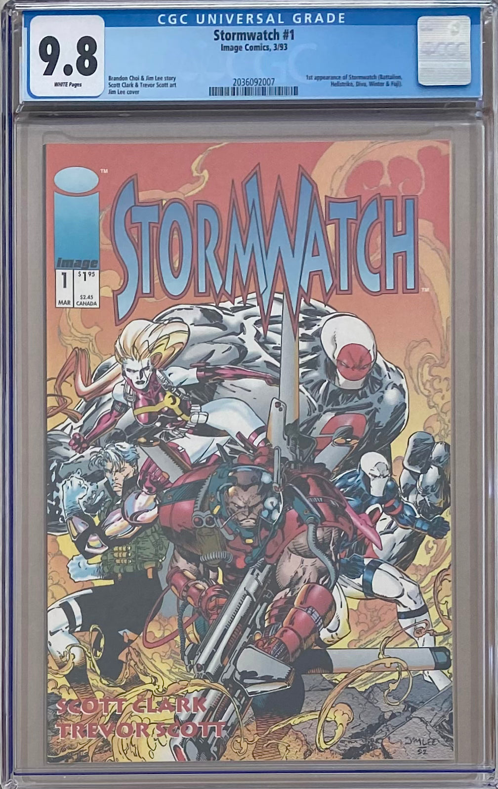 Stormwatch #1 CGC 9.8