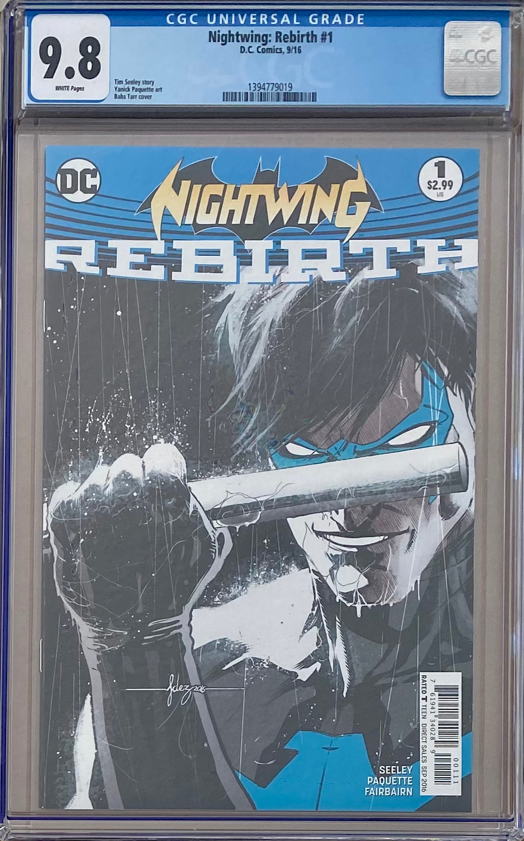 Nightwing: Rebirth #1 CGC 9.8