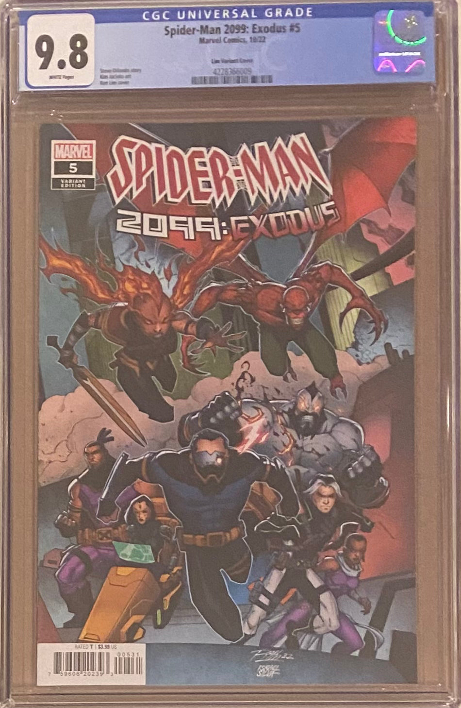 Spider-Man 2099: Exodus #5 Lim Variant CGC 9.8
