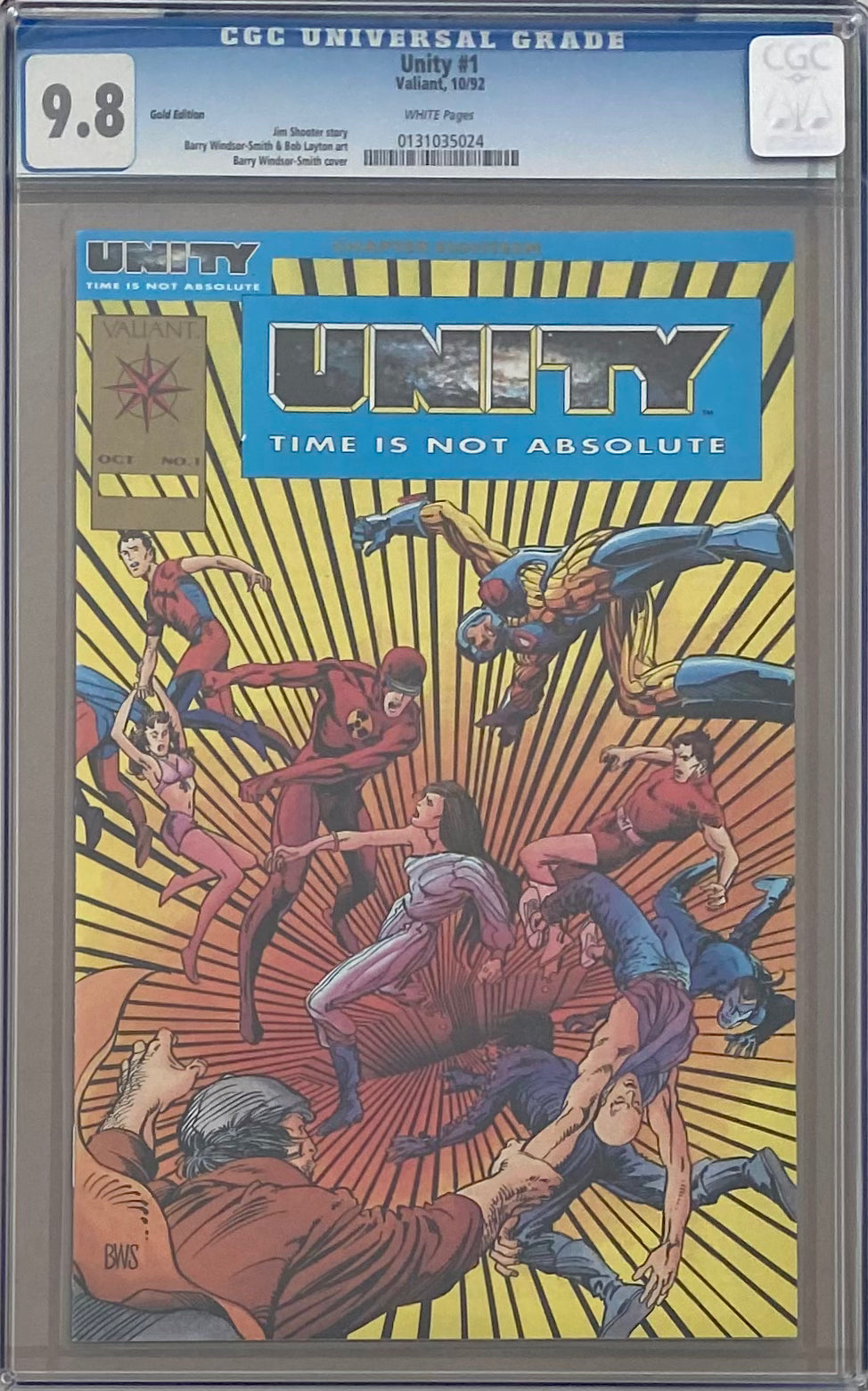 Unity #1 Gold Edition CGC 9.8