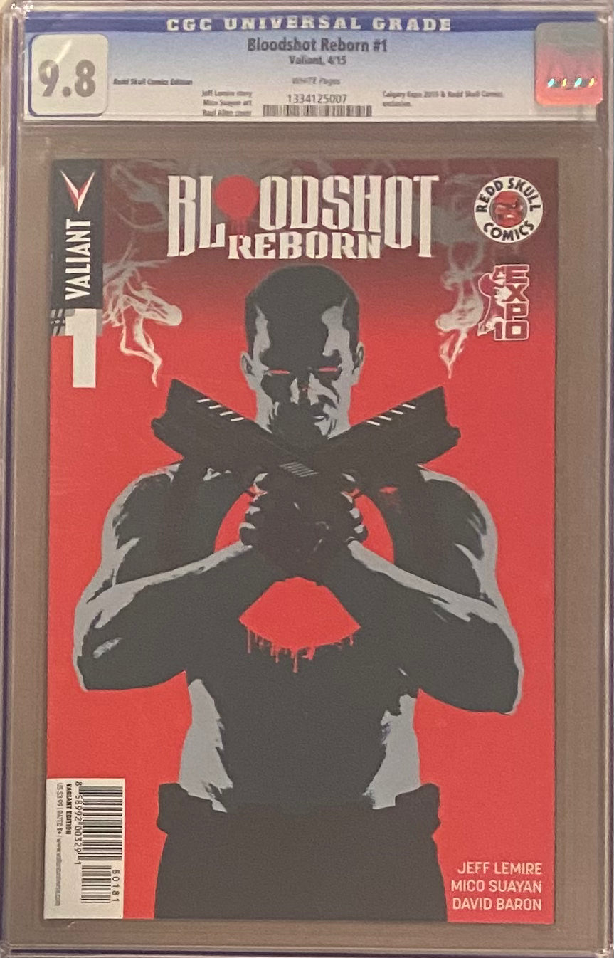 Bloodshot Reborn #1 Redd Skull Comics Edition CGC 9.8
