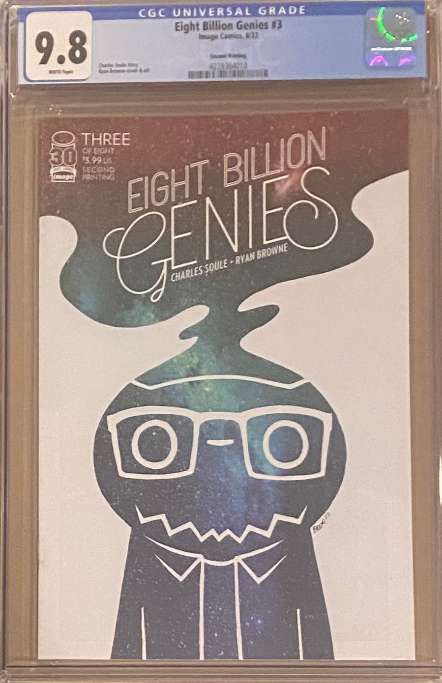 Eight Billion Genies #3 Second Printing CGC 9.8