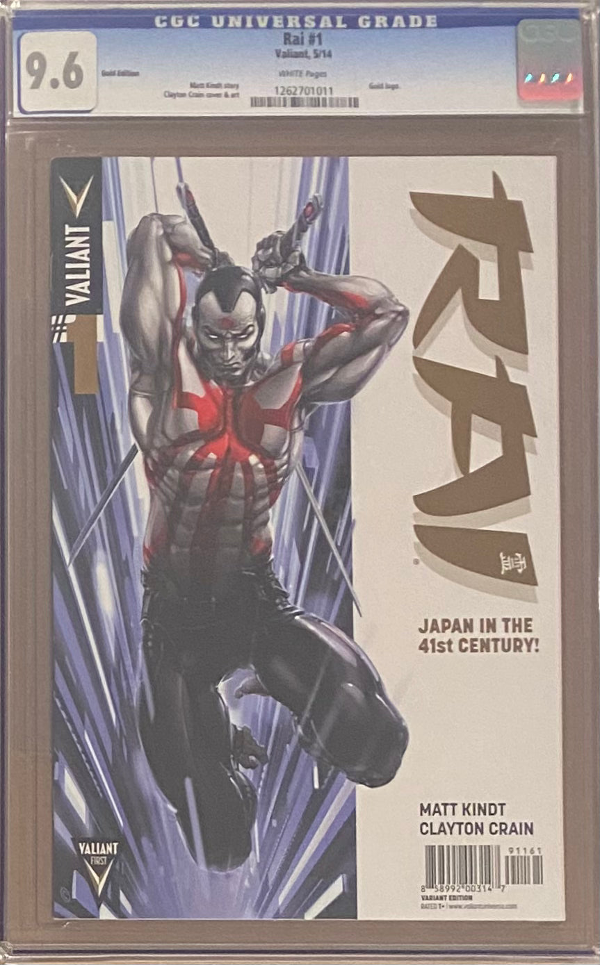 Rai #1 Gold Edition CGC 9.6