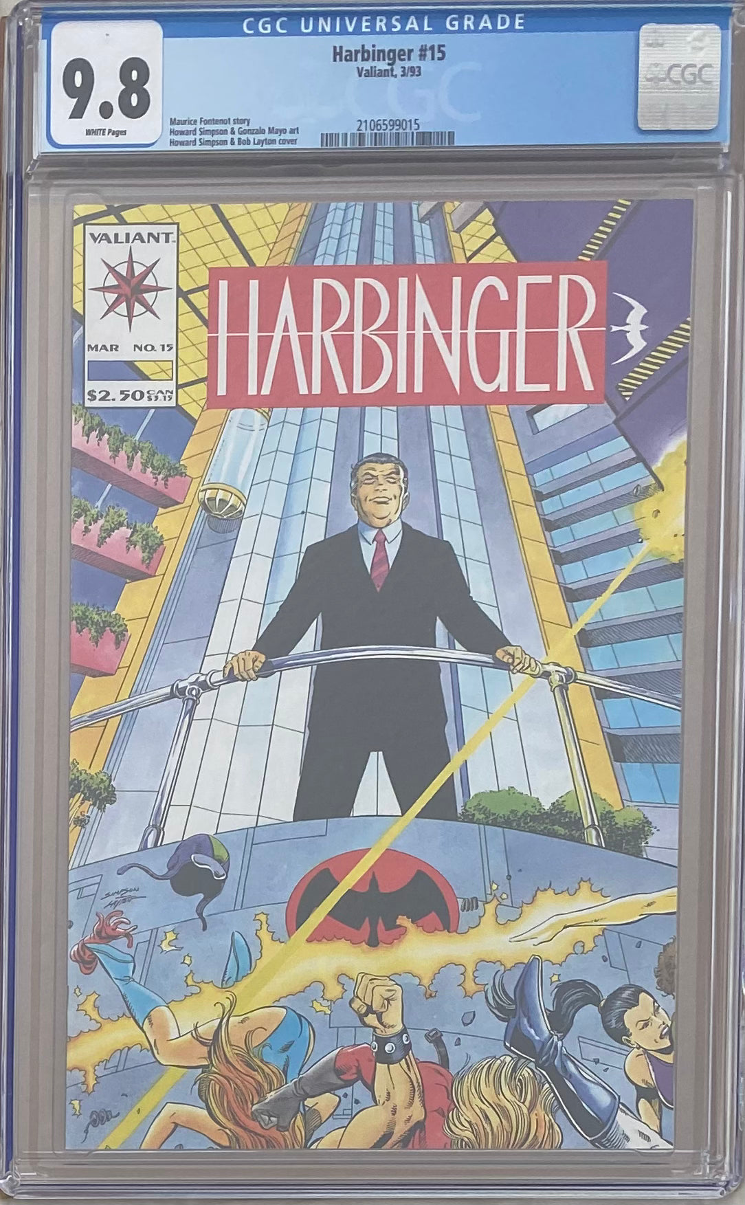 Harbinger #15 CGC 9.8